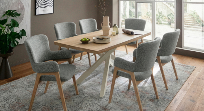 Fakta Stuhl Aguni Tisch Ahus Gestell Weiss