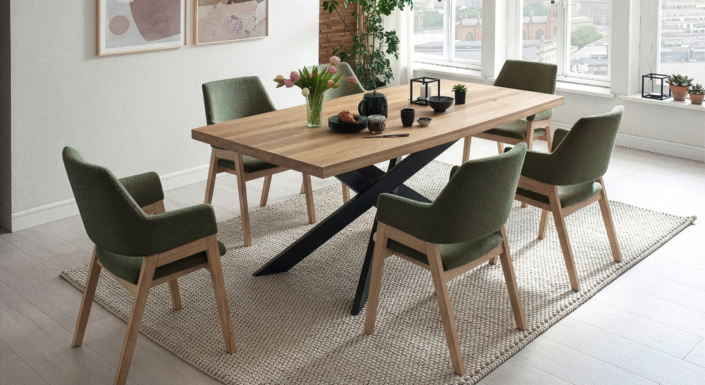 Fakta Stuhl Batumi Tisch Ahus Gestell Schwarz